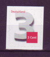 Bund 2967 SELBSTKLEBEND Aus Folienbogen Ergänzungswert 3 Cent Postfrisch - Other & Unclassified
