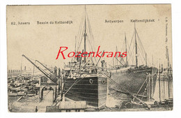 Antwerpen Haven Le Port Kattendijkdok SS Manhattan Kantara Paquebot Ocean Liner Transatlantique Vessel Passagierschiff - Antwerpen
