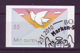 Bund 2827 SB Folienblatt Post Mit Guten Wünschen Taube 55 C Gestempelt - Other & Unclassified