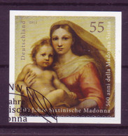 Bund 2965 SELBSTKLEBEND Aus MH 90 500 Jahre Sixtinische Madonna 55 C Mit ESST - Autres & Non Classés