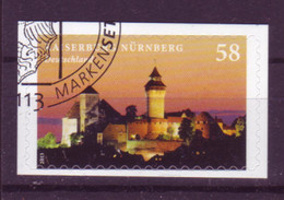 Bund 2978 SELBSTKLEBEND Folienblatt Kaiserburg Nürnberg 58 Cent Gestempelt - Andere & Zonder Classificatie
