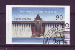 Bund 3009 SELBSTKLEBEND Folienblatt 100 Jahre Möhnetalsperre 90 Cent Gestempelt - Other & Unclassified