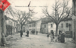 Villeneuve La Comptal * Place Carnot * Villageois - Capendu