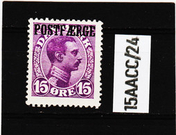 15AACC/24 DÄNEMARK POSTFAERGE 1919  Michl  2  (*) FALZ SIEHE ABBILDUNG - Parcel Post