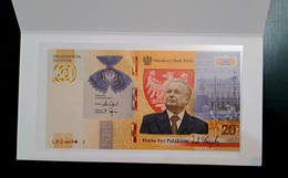 Polish Collectors Banknote Nr13 (2021r) 20PLN Lech Kaczynski - Pologne