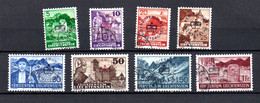 Liechtenstein 1937 Set Service/dienst Stamps (Michel D 20/27) Nice Used - Official