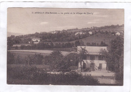CPA :  14 X 9  -  ANDILLY  -  La  Poste Et Le Village De Charly - Andilly