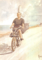 ILLUSTRATEURS  " Yves AGAISSE "  -   Bretonnes Sur Un SOLEX  -   " Bigoudènes " - Otros & Sin Clasificación