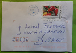 France Lettre Prioritaire Avec Timbre Personnalisé LES POIVRONS , Pepper Pimienta , 2023 - Gemüse