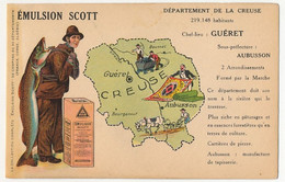 CPA - CREUSE - Publicitaire ÉMULSION SCOTT - Département De La Creuse - Sonstige & Ohne Zuordnung