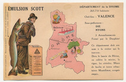 CPA - DRÔME - Publicitaire ÉMULSION SCOTT - Département De La Drôme - Other & Unclassified