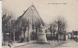 JOUY (28) - L'Eglise Et Le Monument - Bon état - Jouy