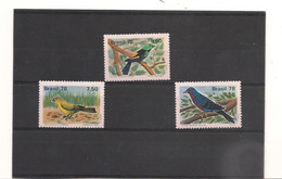 BRÉSIL  ANNÉE 1978 OISEAUX  N°Y/T: 1310/12** - Unused Stamps