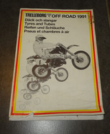 PUB PNEUS MOTO TRELLEBORG OFF ROAD 1991, CHOIX DES PNEUS EN FONCTIONS DES CIRCUITS - Motos