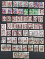 Frankreich, 1959-1965, Lot über 50 Marken, Gestempelt - 1959-1960 Marianne à La Nef