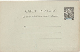 Réunion - Carte Postale 10c Type Groupe - Neuve - Storia Postale