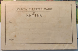 Afrique Du Sud - Souvenir Letter Card Of KNYSNA - Carte-Lettre Avec 5 Vues (voir 4 Scans + Légendes Dans Description) - Afrique Du Sud