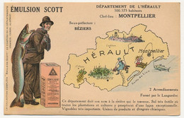 CPA - HÉRAULT - Publicitaire ÉMULSION SCOTT - Département De L'Hérault - Sonstige & Ohne Zuordnung