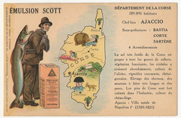 CPA - CORSE - Publicitaire ÉMULSION SCOTT - Département De La Corse - Other & Unclassified