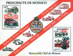 77494 MNH MONACO 2002 AUTOMOVIL CLUB DE MONACO - Autres & Non Classés