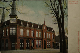 Schagen (NH) Hotel De Roos 190? Vuil - Vlekkug - Schagen