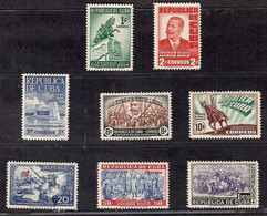 Cuba 1948 Birth Cent. (in 1945) Of Maceo 8V MNH - Nuevos