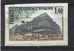 France 1977 - Service YT 55 (o) Sur Fragment - Oblitérés