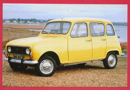 BELLE REPRODUCTION D'APRES UNE PHOTO ORIGINALE - RENAULT 4L - CONDUITE A DROITE VERSO EXPORT - R4 R4 - Auto's