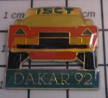 613D Pin's Pins / Beau Et Rare / SPORTS / AUTOMOBILES RALLYE PARIS DAKAR  ISCT - Autorennen - F1