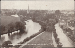 View From Memorial Theatre, Stratford-on-Avon, 1909 - ETW Dennis Postcard - Stratford Upon Avon