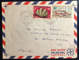 Afars Et Issas, Divers (timbres CF Des Somalis) Sur Enveloppe De Djibouti 20.8.1967 Pour La France - (B4529) - Storia Postale