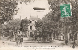 Parc St Maur , St Maur Des Fossés * Clément Bayard Passant Au Dessus ,av Des Arts & Du Grand Chêne * Dirigeable Aviation - Saint Maur Des Fosses