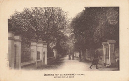 Naintré * Quartier Faubourg Dominé * Avenue De La Gare * Villageois - Autres & Non Classés