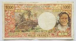 BILLET - POLYNESIE FRANCAISE - PAPEETE - INSTITUT D'EMISSION D'OUTRE MER - P.2 - 1000 CPF - 1985 (signe 5) - ANIMAUX - - Autres - Océanie