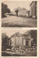 Angomont * CPA Stéréo 2 Vues * Dorfstrasse & Kirche - Sonstige & Ohne Zuordnung
