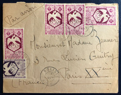 A.E.F. Divers Sur Enveloppe De DOLISIE  1.2.1947 Pour La France - (B4547) - Storia Postale
