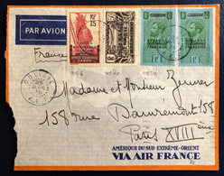 A.E.F. Divers Sur Enveloppe TAD DOLISIE 28.4.1938 Pour La France - (B4551) - Briefe U. Dokumente