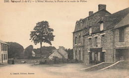 Paimpont * Route De Plélan * L'hôtel Nicolas Et La Poste - Paimpont