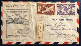 Nouvelle-Calédonie Divers Sur Enveloppe 26.2.1947 - Liaison NOUMEA-SYDNEY Par Clipper - (B4558) - Storia Postale