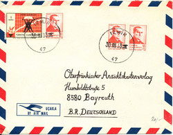 Turkey Air Mail Cover Sent To Germany Izmir 30-3-1983 Nice Cover And Postmarks - Briefe U. Dokumente