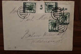 1938 Deutsches Dt Reich Cover Bord De Feuille Mi 662 - Cartas & Documentos