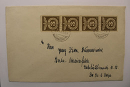 1943 Mariendorf Deutsches Dt Reich Cover Bord De Feuille Mi 830 - Cartas & Documentos