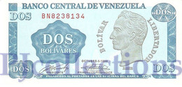 VENEZUELA 2 BOLIVAR 1989 PICK 69 UNC - Venezuela