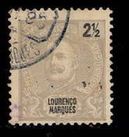 ! ! Lourenco Marques - 1898 D. Carlos 2 1/2 R - Af. 32 - Used - Lourenco Marques