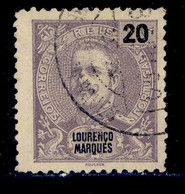 ! ! Lourenco Marques - 1898 D. Carlos 20 R - Af. 36 - Used - Lourenco Marques
