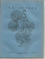 Cahier Neuf LA JUNGLE , Librairie LABOUYGUE,27 Rue Gambetta,POITIERS, Vergnaud Sucr.,bleu, TIGRE, Frais Fr 3.35 E - Autres & Non Classés