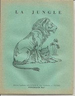 Cahier Neuf LA JUNGLE , Librairie LABOUYGUE,27 Rue Gambetta,POITIERS, Vergnaud Sucr.,vert,LION, Frais Fr 3.35 E - Other & Unclassified
