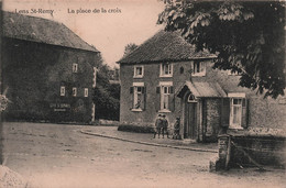 Belgique - Lens St Remy - La Place De La Croix  - Animé - Carte Postale Ancienne - - Sonstige & Ohne Zuordnung