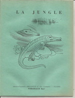 Cahier Neuf LA JUNGLE , Librairie LABOUYGUE,27 Rue Gambetta,POITIERS, Vergnaud Sucr.,vert,CROCODILE, Frais Fr 3.35 E - Other & Unclassified