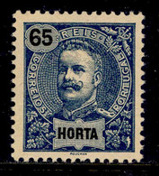 ! ! Horta - 1898 D. Carlos 65 R - Af. 30 - MH - Horta